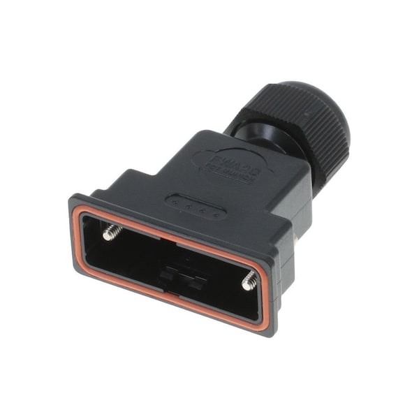 Molex FCT HOOD S2 0 DEG PLSTC W/SCRWLCK 172704-0194 - main